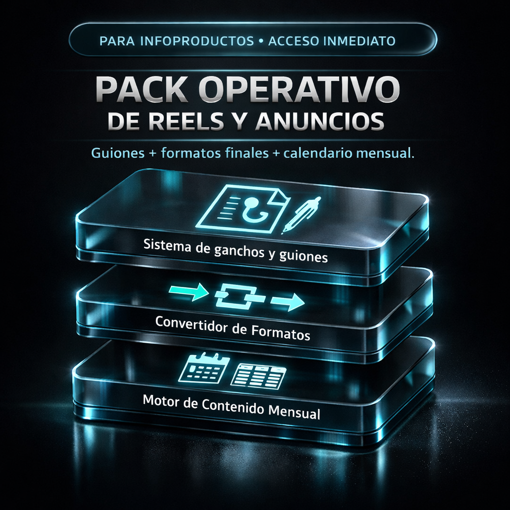 PACK OPERATIVO DE REELS Y ANUNCIOS